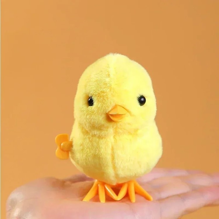 Wind Up Walking Chick Plush Toy