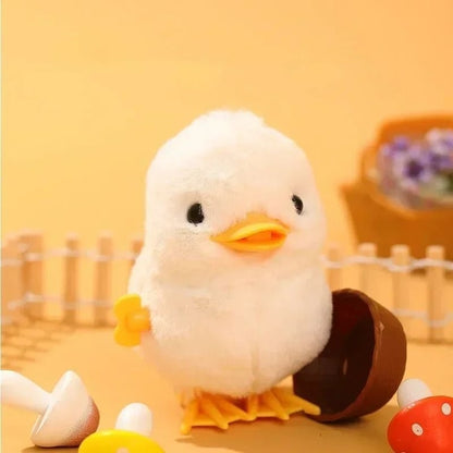 Wind Up Walking Chick Plush Toy