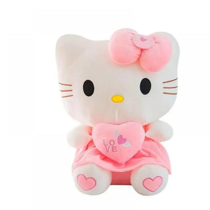 Adorable Hello Kitty Heart Hugging Plush Toy for Girls