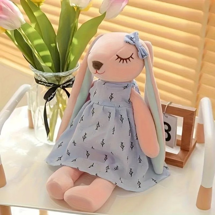 Cute Bunny Plush Toy for Kids, Soft and Lightweight