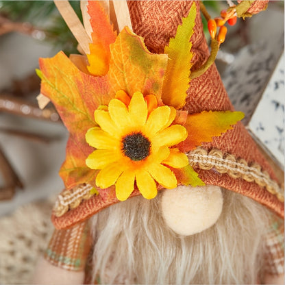 Home Accent Mini Dolls, Doll Accessories, Sunflower Dwarf Figurine, Collectible Desk Decoration