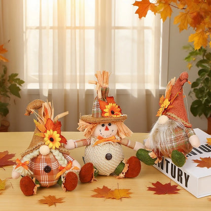 Home Accent Mini Dolls, Doll Accessories, Sunflower Dwarf Figurine, Collectible Desk Decoration
