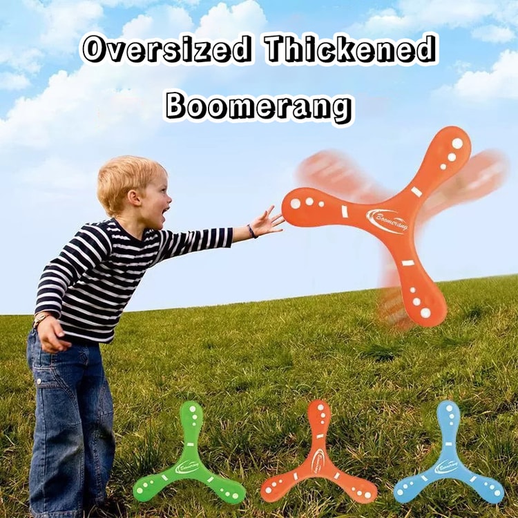 Soft Boomerang for Kids and Adults Returning Outdoor Throwing Toy