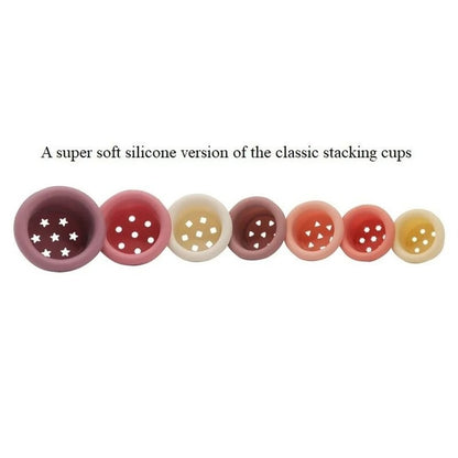Baby Silicone Hourglass Stacking & Montessori Educational Toy