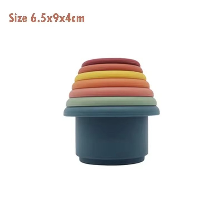 Baby Silicone Hourglass Stacking & Montessori Educational Toy