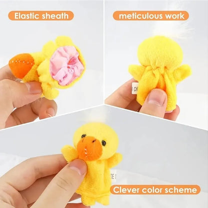 Cartoon Finger Puppets for Kids – Plush Hand Doll Educational Toy