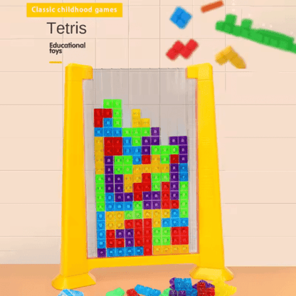 Tetris Style Intelligent Building Blocks Puzzle Tabletop Brain Game for Kids